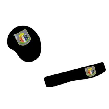 Imagem de Kit Mouse Pad e Apoio de Teclado PM Roraima