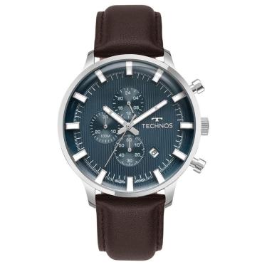 Imagem de Relógio Technos Masculino Multifunções Prata Azul Js25bcq-0a