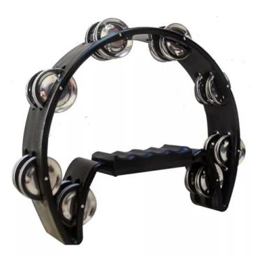 Imagem de Pandeirola Meia Lua Cor Aleatória Que Tiver No Estoque