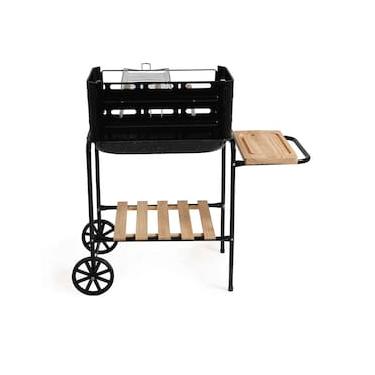 Imagem de Churrasqueira Mor Califórnia 3011 com Grelha, Tábua, Espetos e Rodas para Transporte