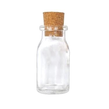 Imagem de Kit 50 Frascos de Vidro Penicilina 8,5ml com Rolha de Cortiça – Ideal para Lembrancinhas, Festas, Casamentos e Artesanato(TAMANHO 8,5ML)