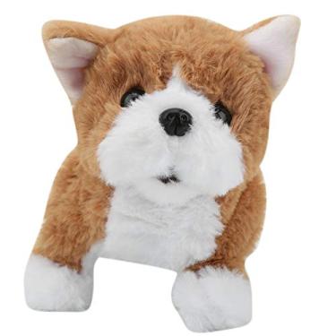 Imagem de Generic Imitação de Pelúcia Elétrica Brinquedo para Cães de Estimação Altamente Simulação Caminhada Cachorro Latido Sons Quarto Decoração de Escritório (Tipo B)