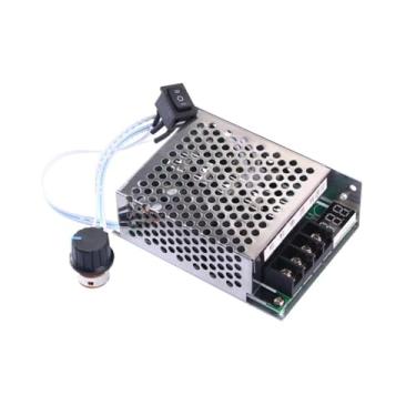 Imagem de Regulador de motor CC DC10-55V Interruptor dianteiro e reverso 40A 0-100% velocidade ajustável regulador do controlador do motor