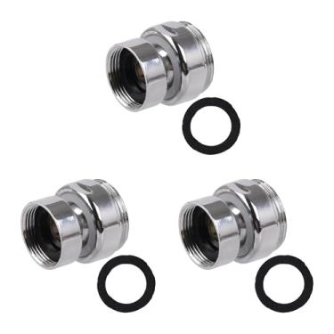 Imagem de BQLZR Adaptador de cobre torneira conector aerador torneira água 360 graus 17-22 mm pacote com 3