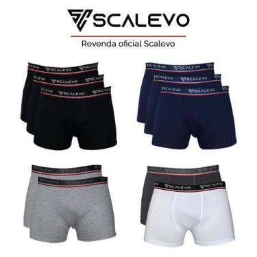 Imagem de Kit 10 Cuecas Box Boxer Lisa Algodão Cotton Ótima Qualidade - Scalevo,