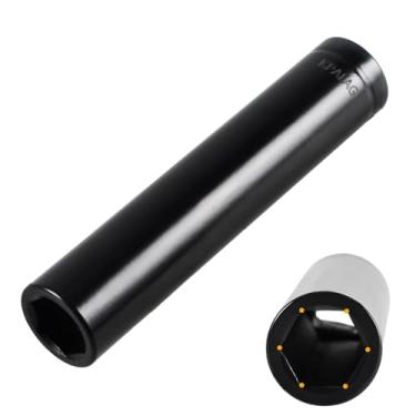 Imagem de KPALAG Soquete extraprofundo de 3/10.2 cm engrossado 1/5.1 cm gaiola de caminhão parafuso ferramenta extrator ferramenta de remoção compatível com freios a ar de caminhão com parafuso de liberação de