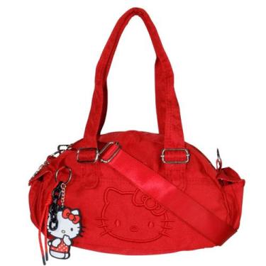 Imagem de Bolsa Hello Kitty Semax Feminina Fofa Chaveiro HK26082, Vermelho