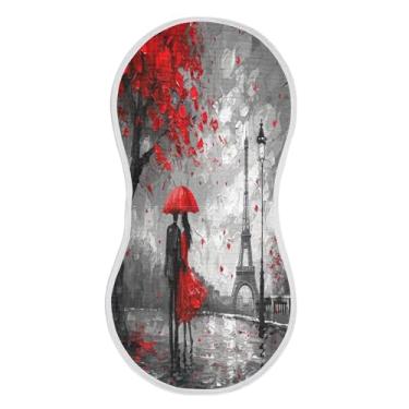 Imagem de xigua Conjunto de 4 panos de musselina para bebês da Torre Eiffel Paris, super macios e absorventes, roupas de arroto de algodão, presente de chá para recém-nascidos, bebês meninas e meninos