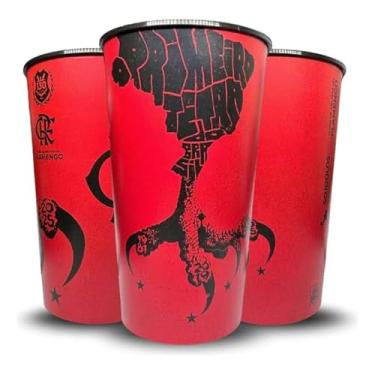 Imagem de Copo Flamengo Primeiro Tetra Oficial - Plástico 550ml