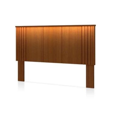 Imagem de Cabeceira de Casal com Led 100% Mdf Duo - Móveis Fazzio