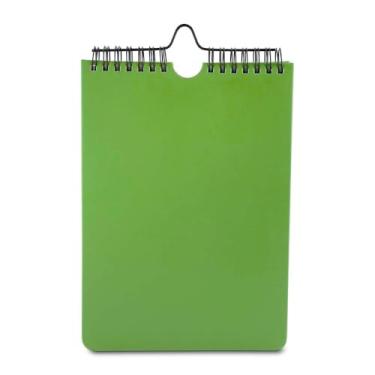 Imagem de Caderno Planner com Capa em PU, 90 Folhas, 95 g/m², Páginas para Preenchimento Diário, Seções de Prioridades, Agenda do Dia, Tarefas e Horários para Refeições, 22,5x15,7cm (1, Verde)