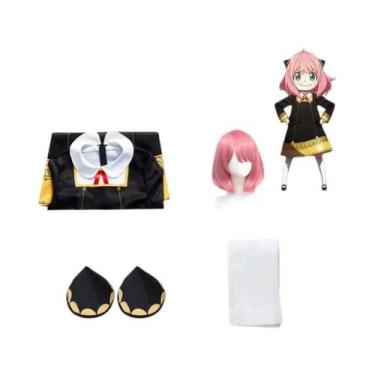 Imagem de Fantasia De Cosplay Para Crianças Pequenas Anime SPYFAMILY Anya Forger