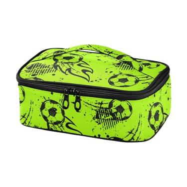 Imagem de Lancheira térmica abstrata verde grunge Urban Thermos lancheira térmica plana, lancheira isolada para escritório, trabalho, piquenique