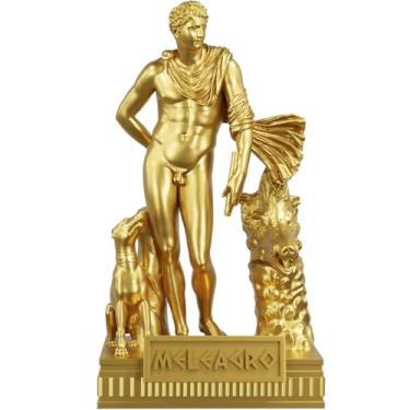 Imagem de Estátua Meleagro - Herói Grego (Cor Ouro)