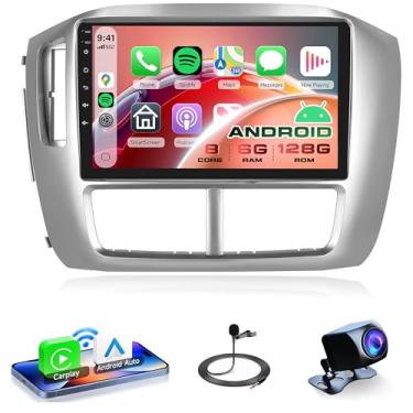 Imagem de Rimoody Rádio 8 Núcleos 6G+128G Para Honda Pilot 2006 2007 2008, Som Automotivo Android Carplay Auto, Tela Sensível Ao Toque De 9", Gps 5G-Wifi, Bluetooth Fm Dsp-36, Mirror Link, 59 Temas Ui, Câmera