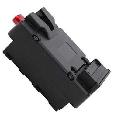 Imagem de Generic Adaptador de Bateria V-Lock Saída D-Tap Portátil para Luz de Preenchimento do Monitor 1 X Adaptador para Uso Conveniente Plástico Preto