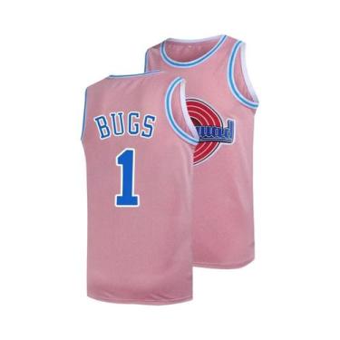 Imagem de Camisa De Basquete Michael Jordan Space Jam Para Meninos  10 Camisetas