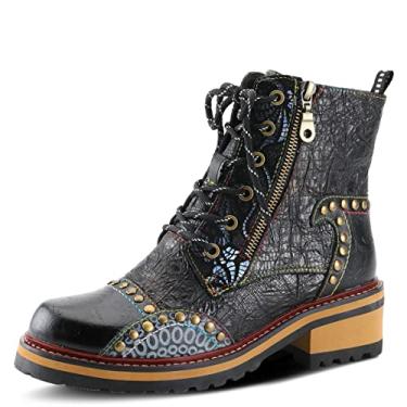 Imagem de Spring Step L'Artiste Bota feminina Rugup, Preto Multi, 38