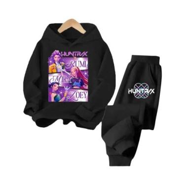 Imagem de Conjunto De Moletom Com Capuz Para Crianças K-pop Demon Hunter Menina 