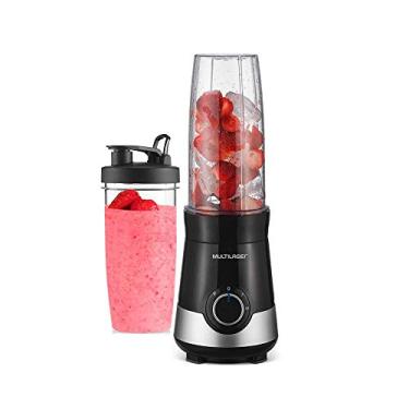 Imagem de Liquidificador Shake 220V com 300W 800ml + 1 Copo Extra Preto/Prata Multilaser - BE014