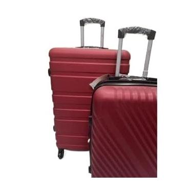 Imagem de Mala de Bordo 10kg ABS Casca Dura, Rodinhas Giratórias 360°, Cadeado com Senha, Bagagem de Mão Viagem(Vinho,N21-12kg)