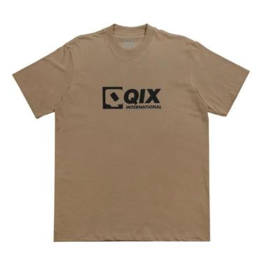 Imagem de CAMISETA QIX INTERNATIONAL CASUAL T-SHIRT Cor:AreiaTamanho:G1, Areia, 