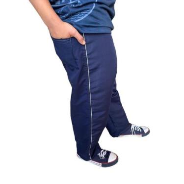 Imagem de Calça Tactel Infantil Unissex Reforçada Costura Tripla  4 a 16 ANOS  E