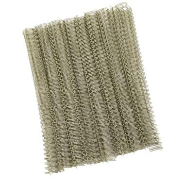 Imagem de Acouto 100 Peças de 9/16 "espinhas de Encadernação Metálicas - Capacidade de 120 Folhas para Apresentações e Relatórios - e Fios de Encadernação Dourados Leves Versáteis (Ouro claro)