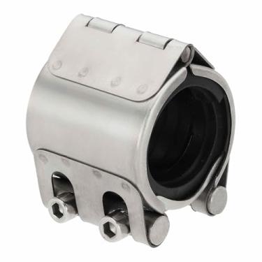 Imagem de HARFINGTON Grampo de reparo de tubulação 1-2/7.6 cm OD 41mm-44mm 304 mm Selador de vazamento de aço inoxidável 304 reparo de tubo de emergência para tubos de metal plástico água gás linhas de óleo