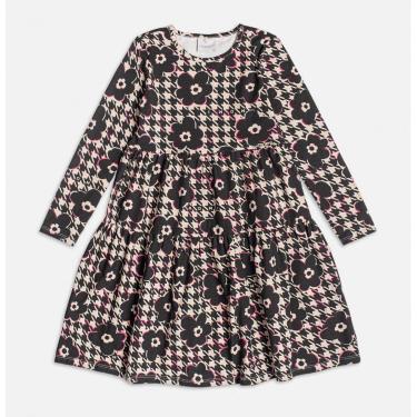 Imagem de Vestido Manga Longa Infantil Compose Floral Inverno Momi-Feminino