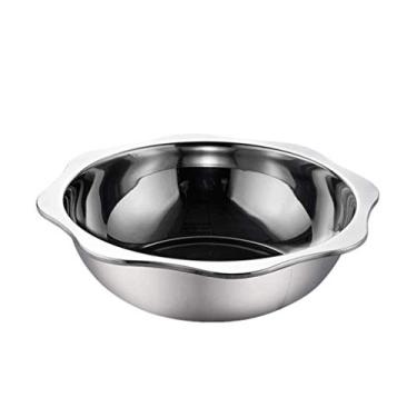 Imagem de U5GAAALPPQ9 Panela quente grossa de aço inoxidável com tampa de vidro de estoque baixo pote pequeno doméstico multifuncional antiaderente