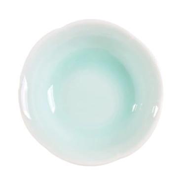 Imagem de Prato de molho de soja, pequenos pratos de cerâmica, molho de soja e creme podem ser usados com molho de salada, ketchup, etc., tigelas de imersão