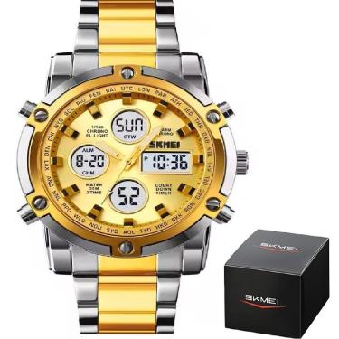 Imagem de Relógio Masculino Skmei 1389 Á Prova D'água 30m Digital Esportivo Luxo-Masculino