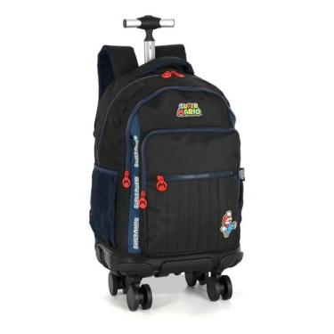 Imagem de Mochila de Rodas 360 Mario Bros MC49912MO0600UN - LUXCEL