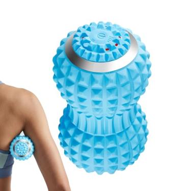 Imagem de Bola de Massagem Vibratória | De Liberação E Recuperação Do Pescoço | Esticador Cervical Ergonómico,para Casa, Escritório, Yoga, Dormitório, Apartamento, Ginásio e