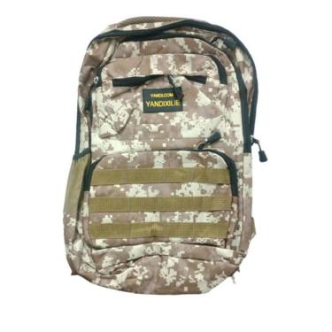 Imagem de Mochila Camoflada Para Acampamento Faculdade Escola Viagem