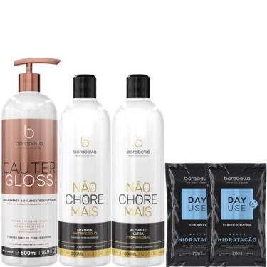 Imagem de Borabella Cauter Gloss 500ml + Kit Não Chore 2x350ml