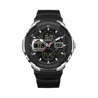 Imagem de Relógio Masculino Digital À Prova D'água Com Display Duplo, Multifunci