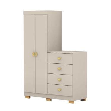 Imagem de Cômoda Roupeiro 4 Gavetas Gerórgia Fendi