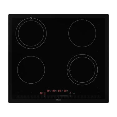 Imagem de Cooktop 4 Bocas Indução com Painel Touch Vidro Preto 220V OTOP402 Oster