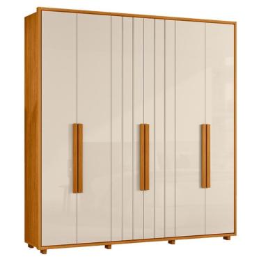 Imagem de Guarda Roupa Casal Veronese 6 Portas 230 Cm Cinamomo Off White Madetec Cinamomo Off White