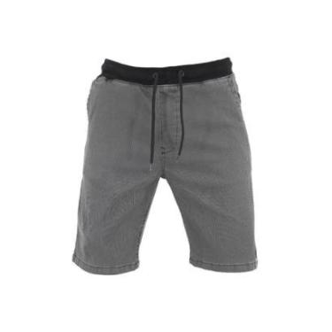 Imagem de Bermuda Nicoboco Sarja Dunedim Cinza - Masculino-Masculino