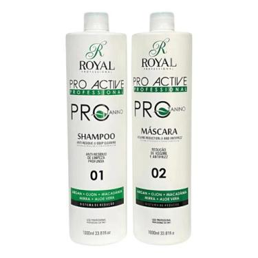 Imagem de Kit Progressiva Pro Active Protanino Orgânica Royal - Sem Formol - 2x1