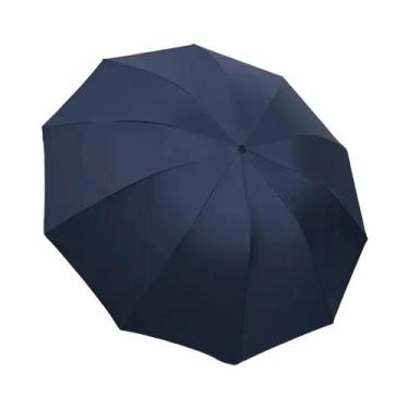 Imagem de Guarda-chuva Reforçado Extra Grande De 130CM Com Proteção UV E Imperme