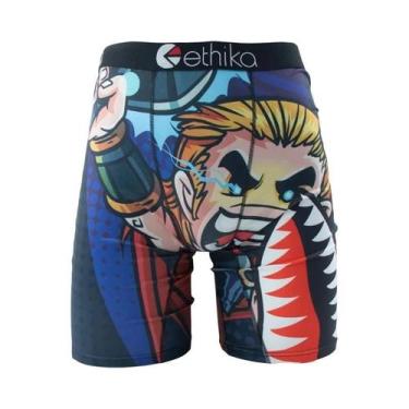 Imagem de Cuecas Boxer Respiráveis Para Homens plus Size ETHIKA, Roupa De Banho 