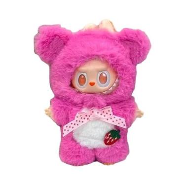 Imagem de Conjunto De Roupas Para Boneca De Pelúcia Labubu Panda De 17cm, Acessó