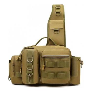 Imagem de Bolsa de pesca Luya Bag 2024 impermeável Crossbody Brown Wolf - J-One