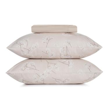 Imagem de Jogo De Cama Queen Altenburg 3 Peças Malha Fio Penteado Pampa