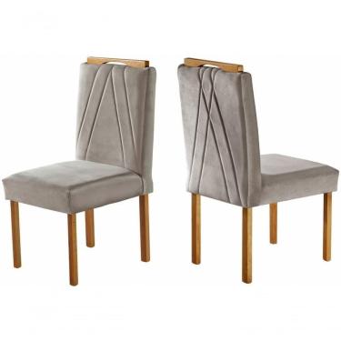 Imagem de Cadeiras Para Mesa De Jantar Madeira Maciça - Safira - Móveis Mundial