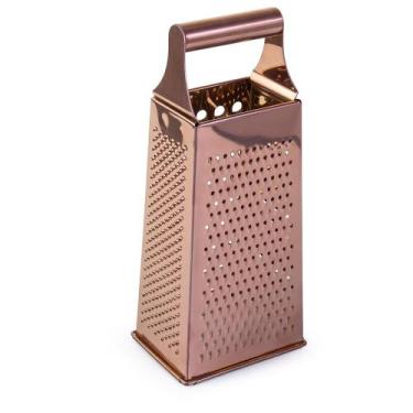 Imagem de Ralador 4 Faces 24,5cm Aço Inox Lovers Cobre Gourmet Mix